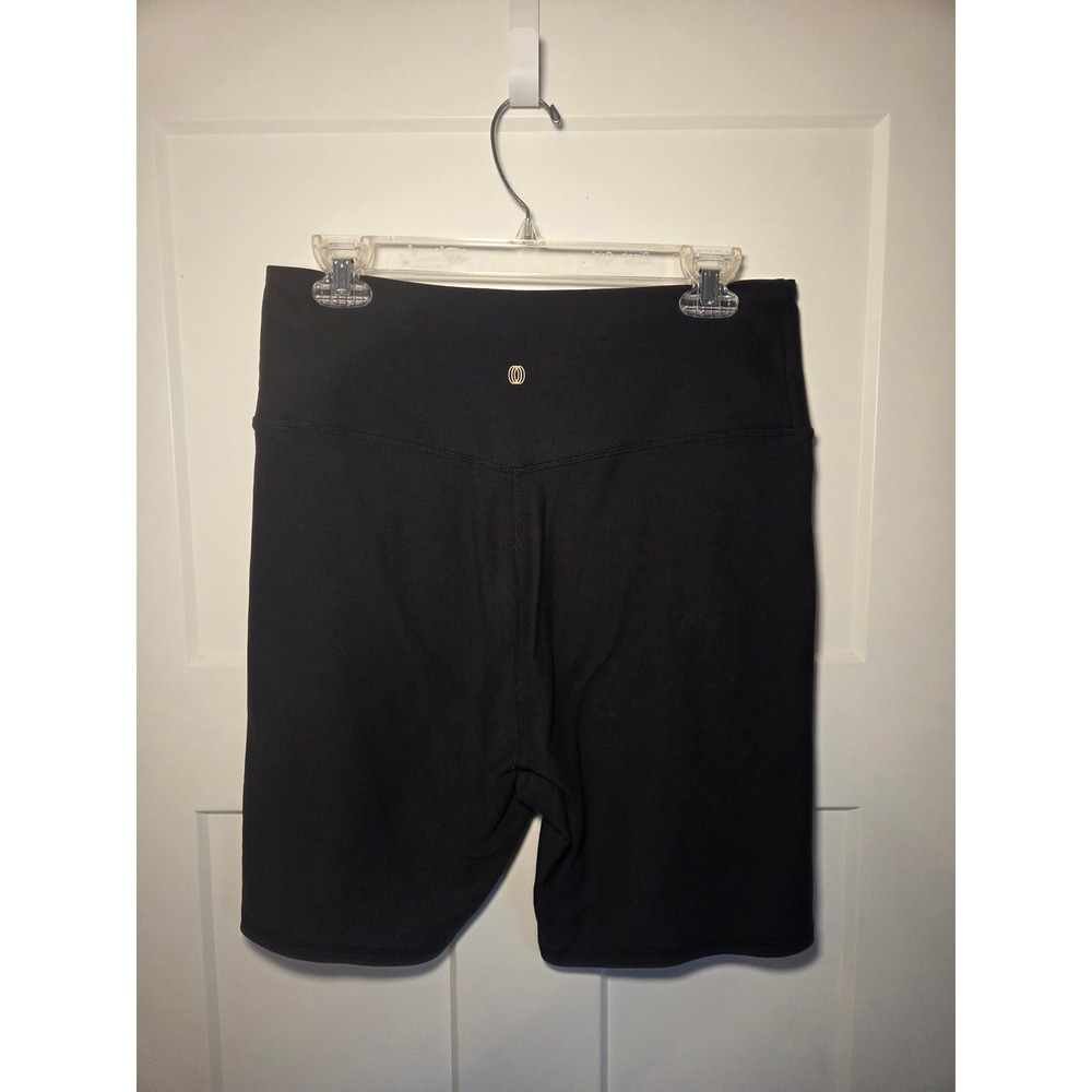 Balance collection Womens Black High Waisted Biker Shorts xl